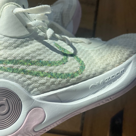 Nike KD Trey 5 IX EP Basketball Shoes White Lime Purple Men’s 8 - Picture 10 of 10